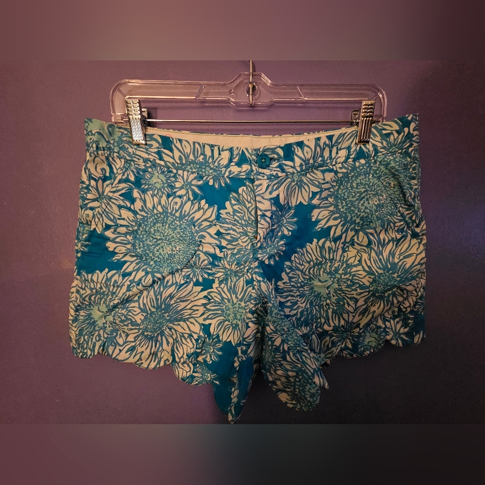 Floral Blue Lilly Pulitzer Shorts